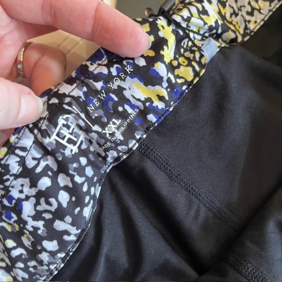 EPNY Tennis Golf Skort XXL EP New York Shorts Skirt Black Mosiac POCKET Layered - Picture 7 of 9